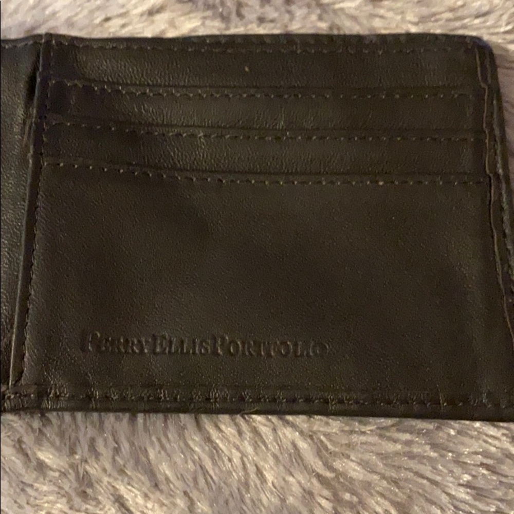 Perry Ellis portofino wallet brown leather men’s - Picture 2 of 4